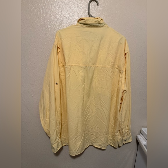 Rare Yellow Men’s Dakota Grizzly Yellow Tropic-wear Shirt - Picture 5 of 7